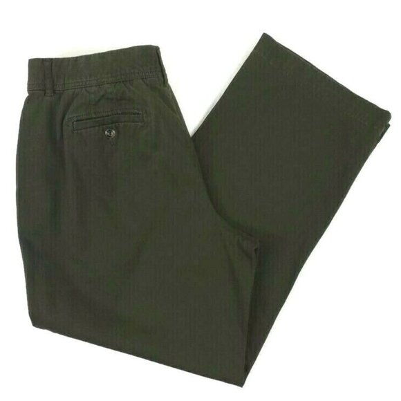 Christopher Banks Green Comfort Waist Stretch Straight Leg Casual Pant Women 16S - Picture 6 of 13